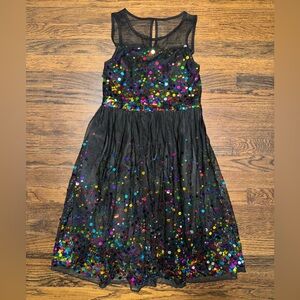 Speechless Girls Rainbow Sequin Party Dress size 14